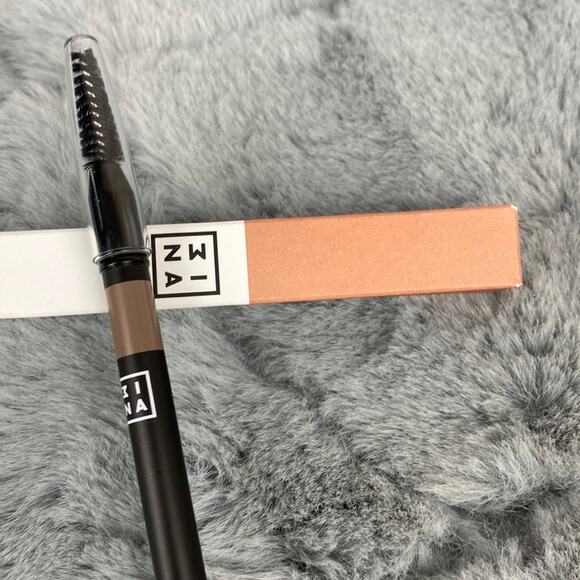 3ina Cosmetics The Eyebrow Pencil Brown 103 New Spoolie Germany - Picture 2 of 3